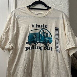 Funny camping shirt